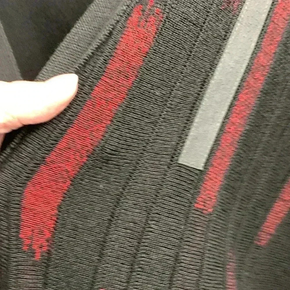 Vintage Cooper Mens Sweater  w Pockets Black, Gray and Red Mint Condition - Picture 7 of 9